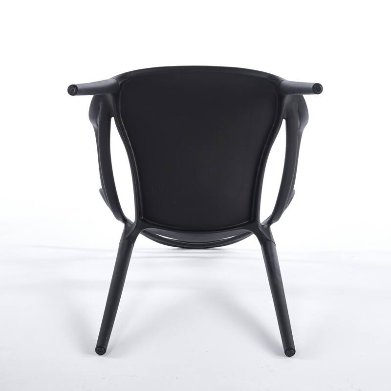20.47" Plastic Stackable Dining Chair, Set of 4