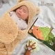 preview thumbnail 5 of 4, 3-Piece Gift Set for Infants 0-12 Months, Includes Storybook, Cute Bear Swaddle Blanket and Plush Baby Rattle