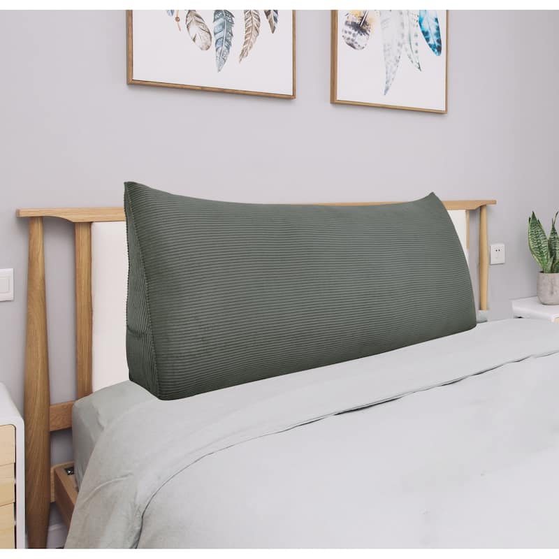 Bed Rest Reading Wedge Pillow for TV Watching Daybed Headboard Cushion