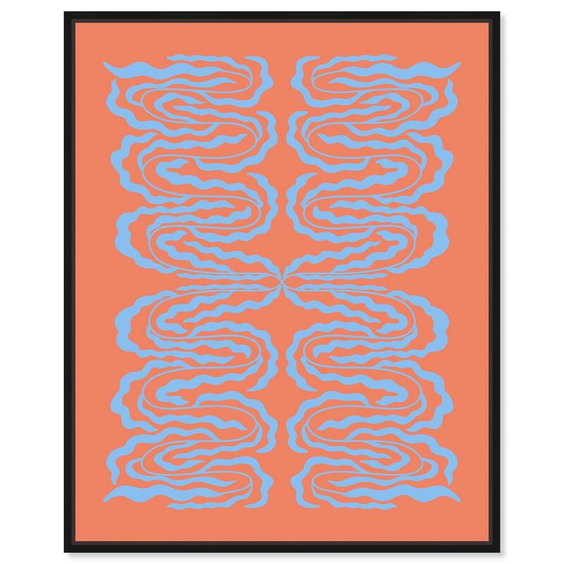 Artsy Pattern Canvas by Art Remedy - 24" x 30" - Black