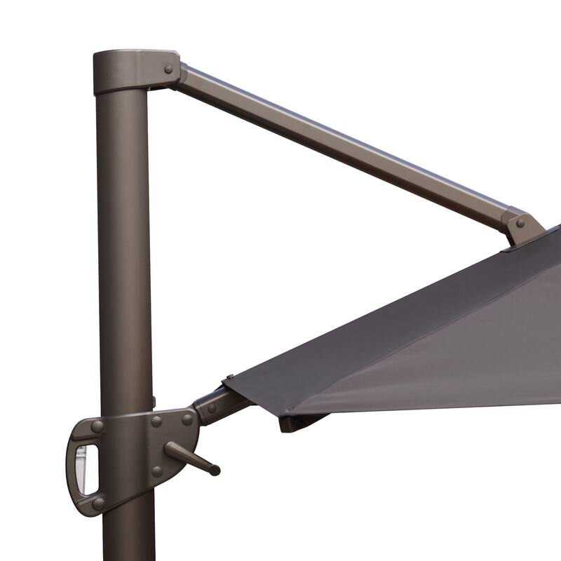 VredHom Patio Offset Umbrella 360 Degree Rotation without Base