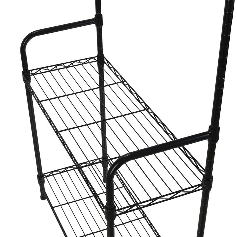 Modern Home Entryway/Mudroom Coat/Hat/Shoe Rack Organizer - Entrance Hall Tree Storage Rack