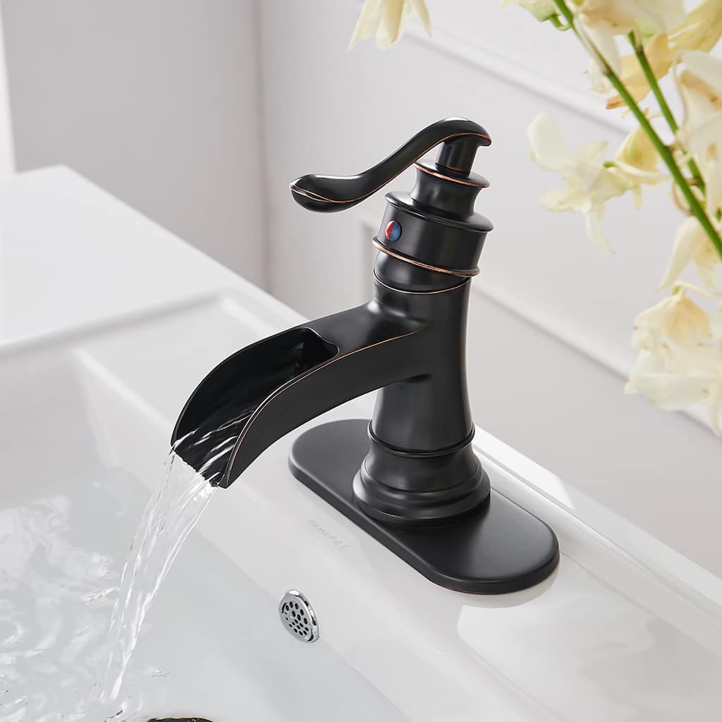 Single Handle Bathroom Vessel Sink Faucet -Oil Rubbed Bronze