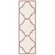 preview thumbnail 57 of 86, SAFAVIEH Handmade Cambridge Rosy Modern Moroccan Wool Rug 2'6" x 10' Runner - Ivory/Beige