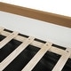 preview thumbnail 15 of 13, Twin Brown Upholstered Bed Daybed Frame with Bear Shaped Headboard, Hydraulic System & Breathable Mesh Fence for Boys Girls