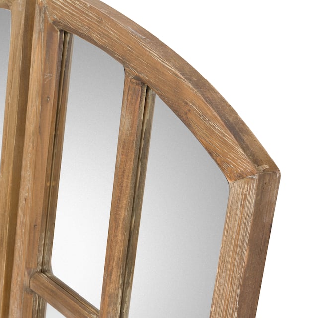 Jolene Arched Window Pane Mirrors (Set of 2)