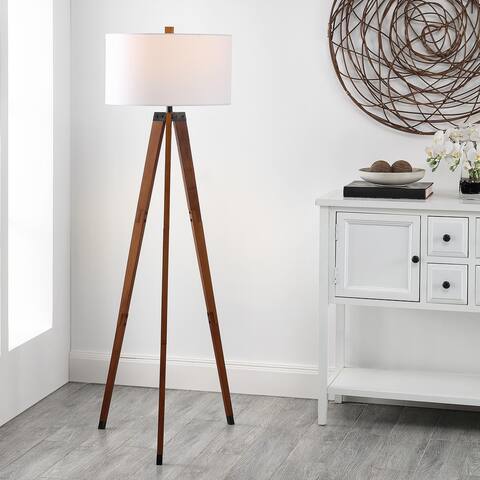 SAFAVIEH Lighting 62-inch Cameo Floor Lamp - 19" W x 19" D x 62" H