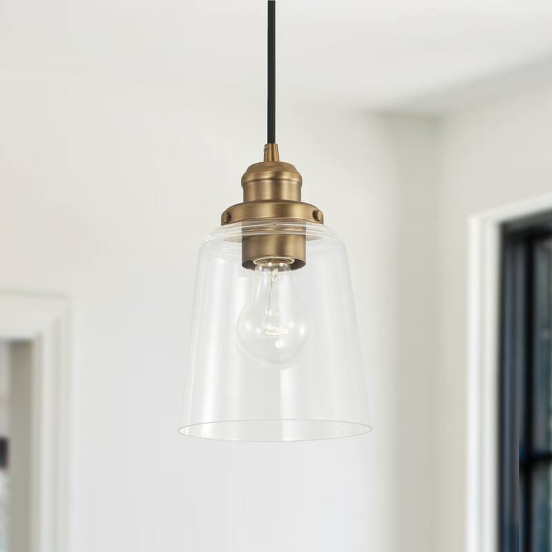Urban 1-light Mini Pendant w/ Clear Glass