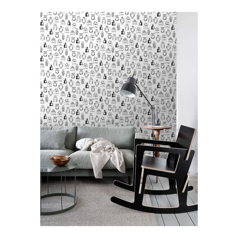 ESTA Home Chita White Perfume Bottles Wallpaper - 20.5 x 396 x 0.025