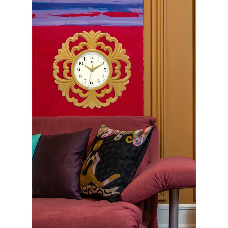 Wisteria 15.5" Wall Clock - 15.5 in.
