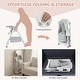 preview thumbnail 9 of 36, Babyjoy Folding High Chair Convertible Height Adjustable Baby Feeding - See Details