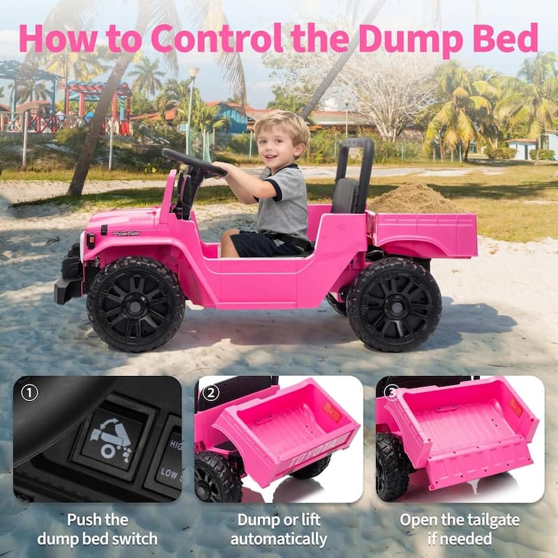 12V Licensed Toyota Electric Car Toy Ride on Truck for Best Kids Gift