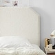 preview thumbnail 17 of 20, Tavira Allure® Boucle Dorm Headboard with Legs by DormCo