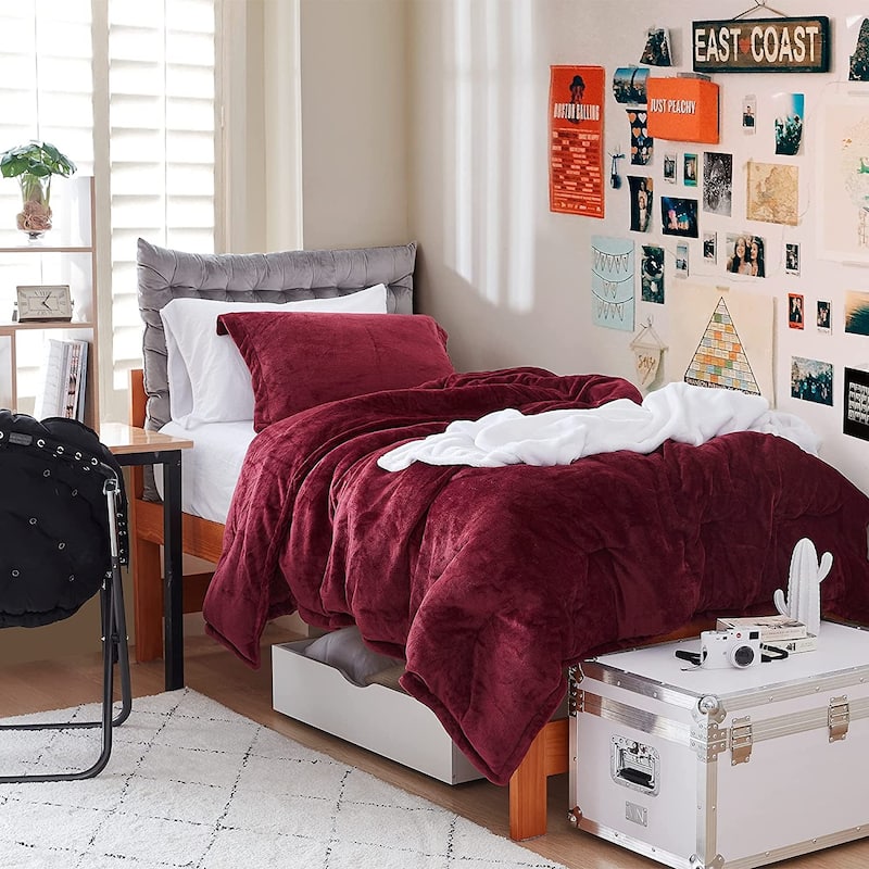 Touchy Feely - Coma Inducer® Oversized Comforter Set - Velvety Cabernet