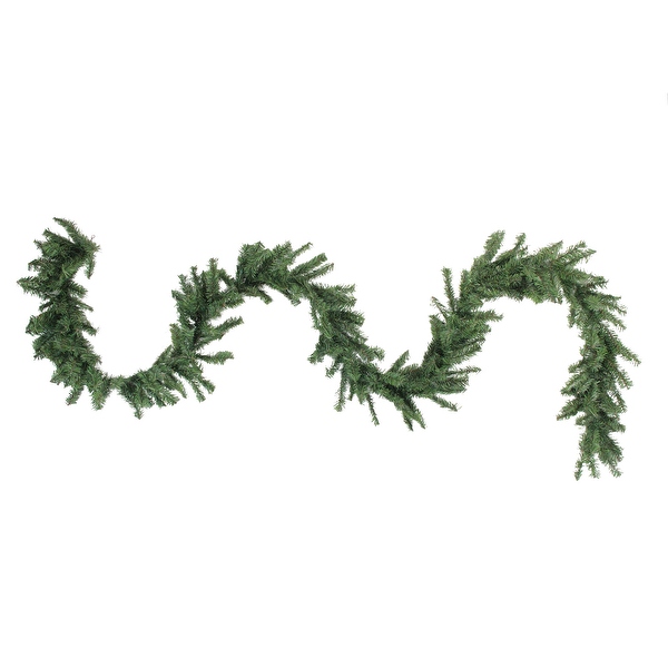 100' x 8&quot; Green Commercial Length Canadian Pine Artificial Christmas