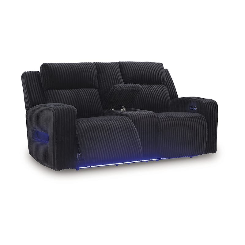 Signature Design by Ashley TwinBrooke Power Reclining Loveseat with Console - 78"W x 44"D x 42"H