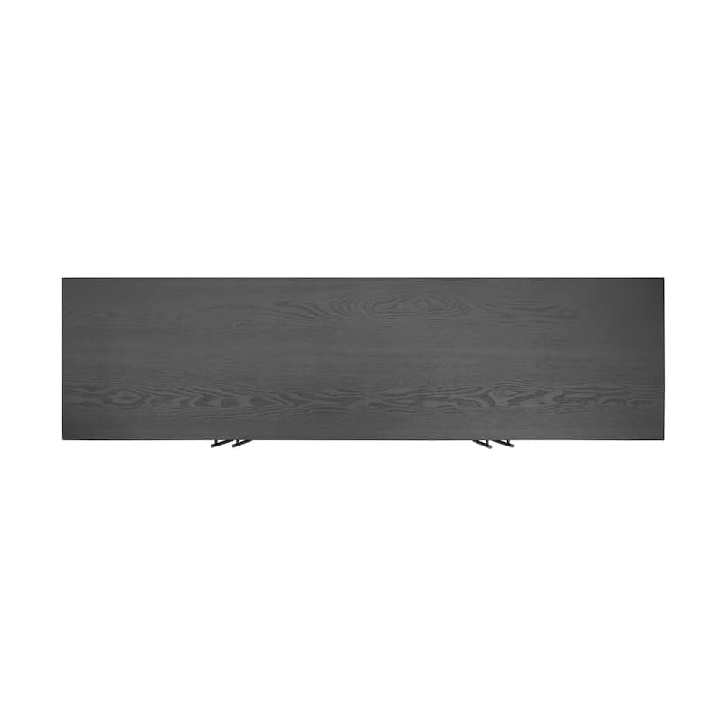 Christopher Knight Home - Lyra 59" Modern Sideboard Storage Cabinet with 4 Doors - Ash Veneer & MDF with Metal Handles