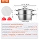 preview thumbnail 17 of 15, VEVOR Steamer Pot, Steamer Pot for Cooking with Stock Pot and Vegetable Steamer