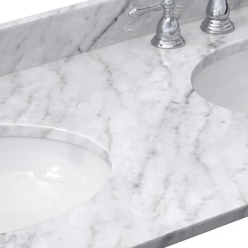 Wyndham Collection WCVVCA148DTOPUNO-NAT 48" Marble Vanity Top with
