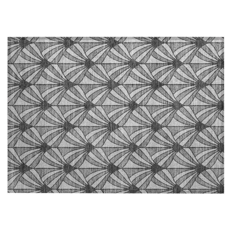 Machine Washable Indoor/ Outdoor Casual Kim Chantille Rug
