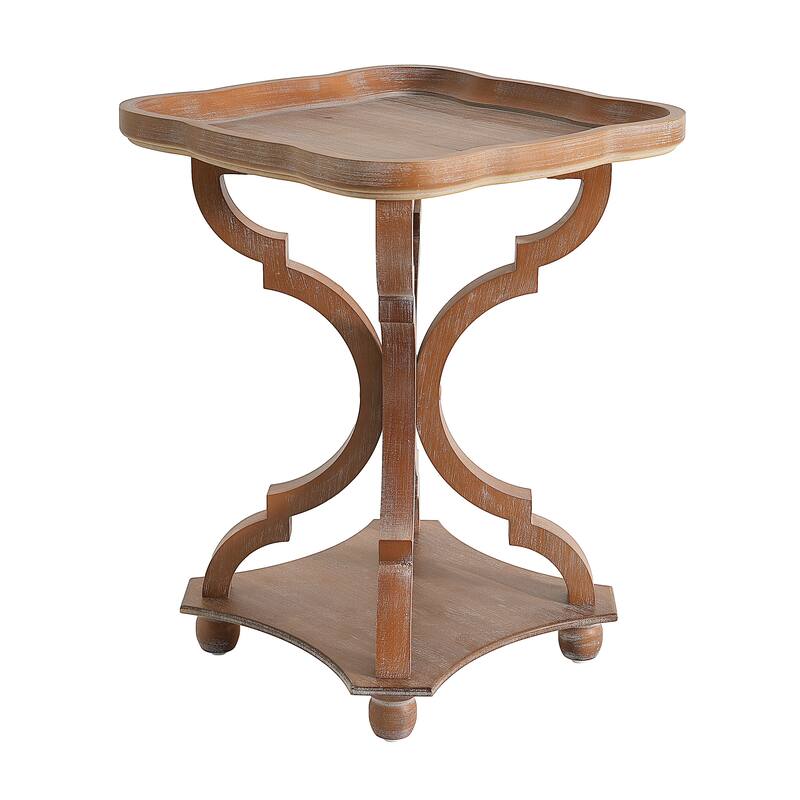Bevier French Country Accent Table with Square Top by Christopher Knight Home