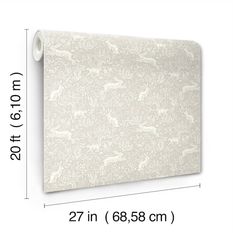 Rifle Paper Co. Fable Linen Peel and Stick Wallpaper