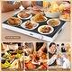 preview thumbnail 5 of 7, 1/2/3/4 PCS Electric Warming Tray w/Tempered Glass Top for Buffets