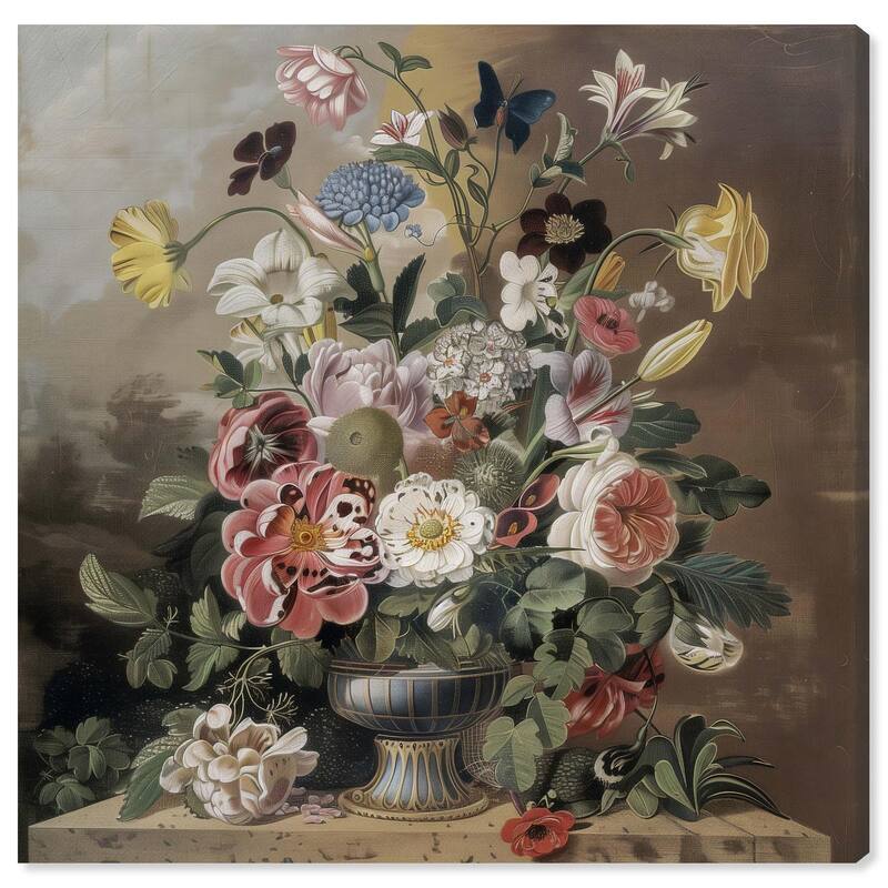 Classical Dream Vase Canvas by Art Remedy, Gallery Wrapped - 40" x 40"