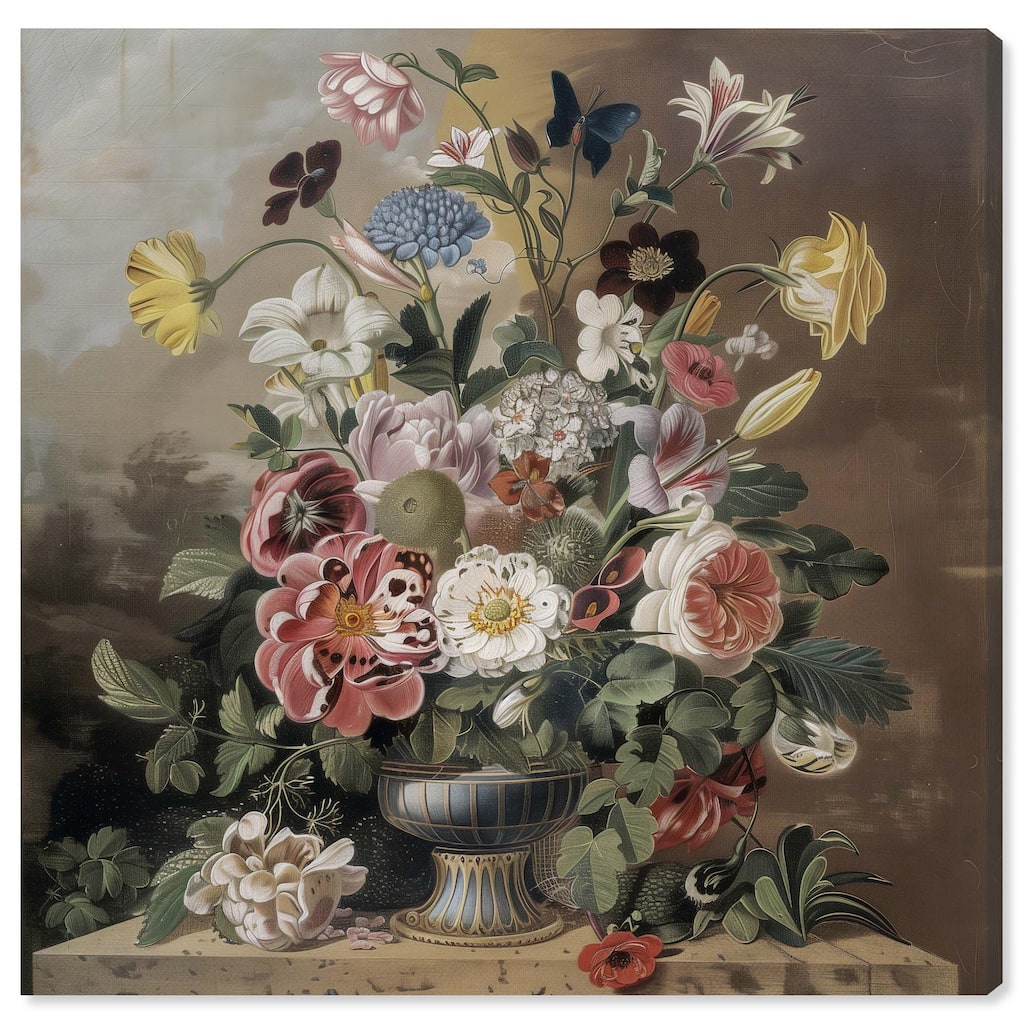 Classical Dream Vase Canvas by Art Remedy, Gallery Wrapped