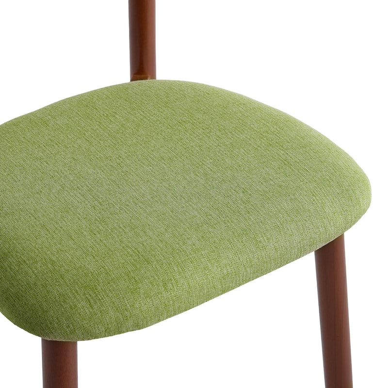 Modern Upholstered Linen Kitchen Dining Chair