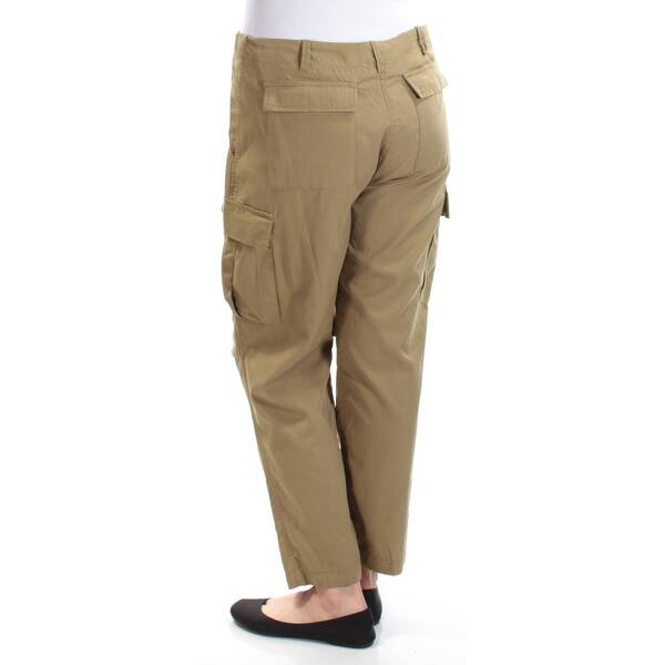 Shop Max Studio Womens Green Cargo Pants Size 14 On Sale