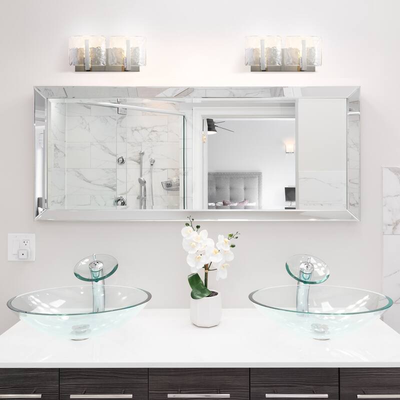 Golden Lighting Aenon 2-light Vanity in Pewter - Silver