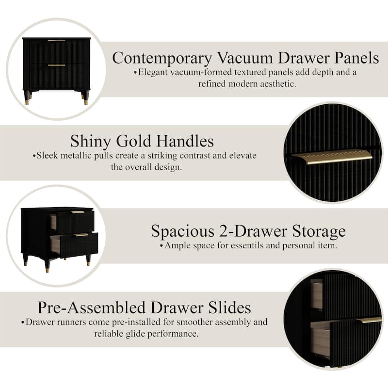 CraftPorch Luxury Nightstand