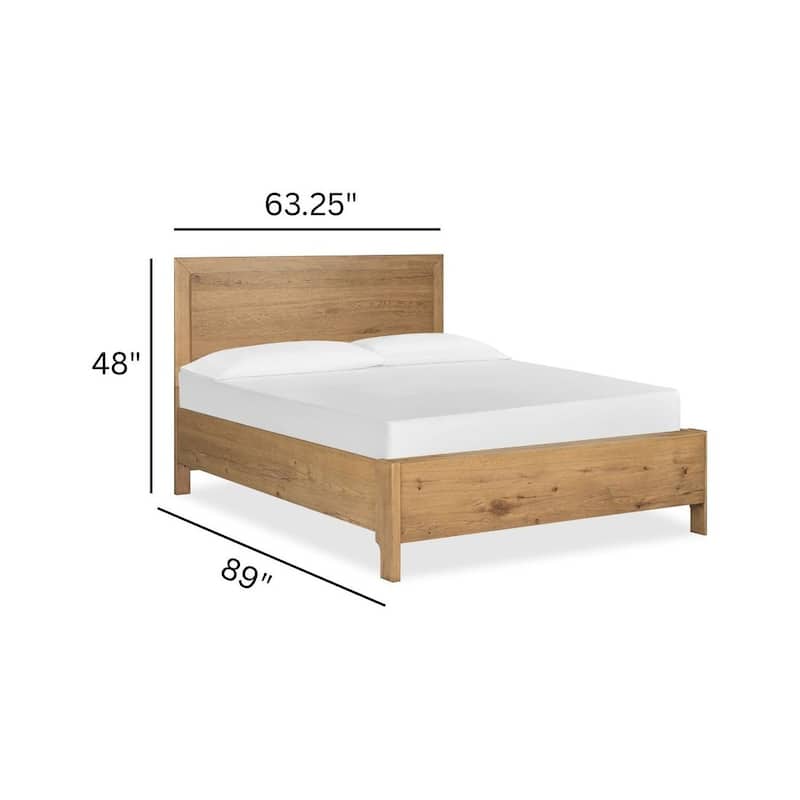 Magnussen Home Davenport Rustic Caramel Panel Bed