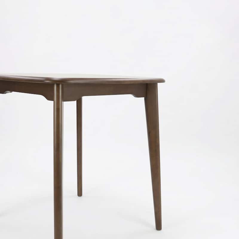 Christopher Knight Home - Aurora Mid-Century Modern Solid Rubberwood Counter Table with Square Top