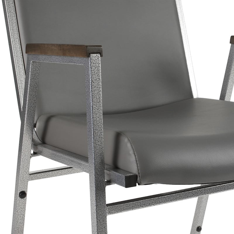 4 Pack Heavy Duty Stack Chair - 21"D x 19.75"W x 31.25"H