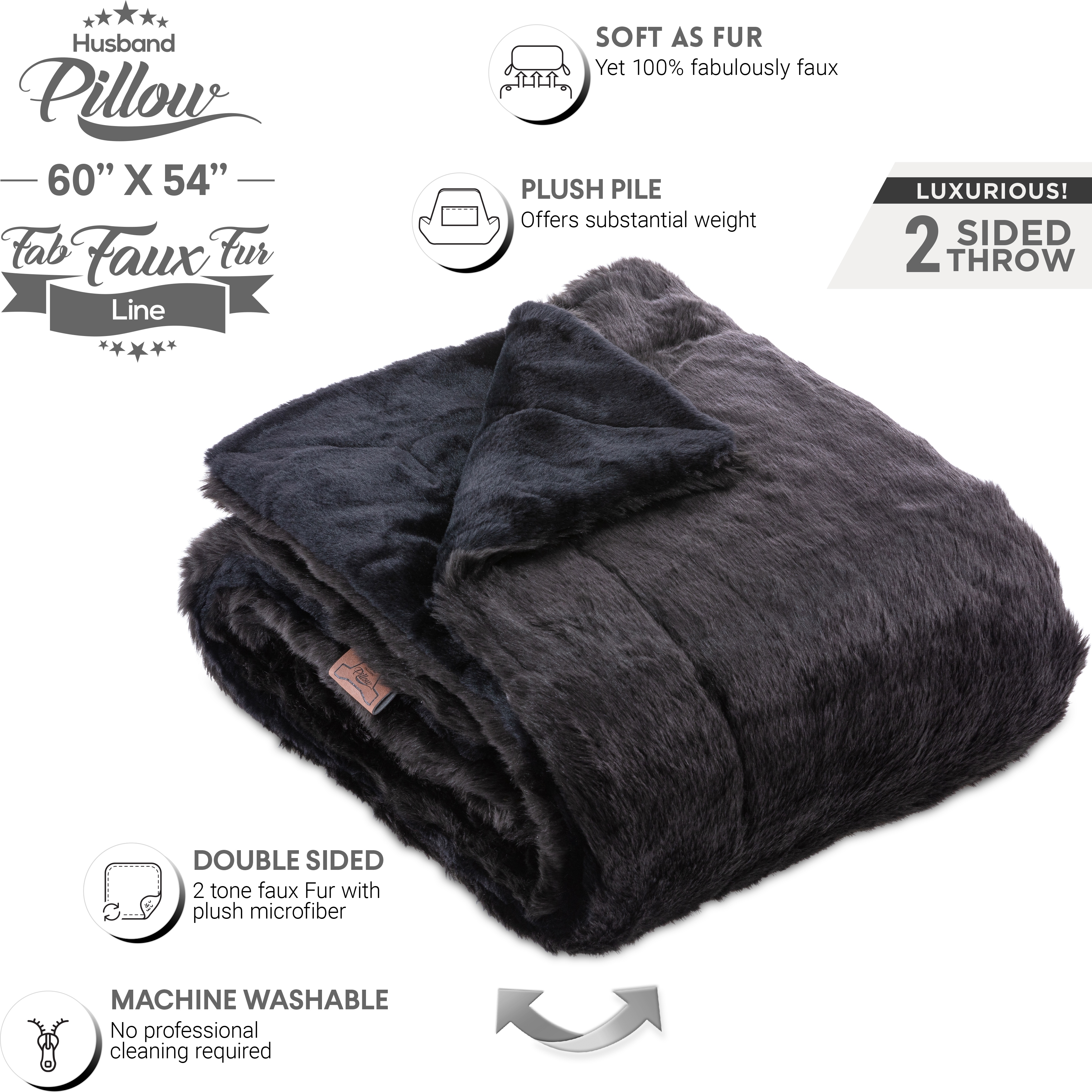 Husband throw blanket top
