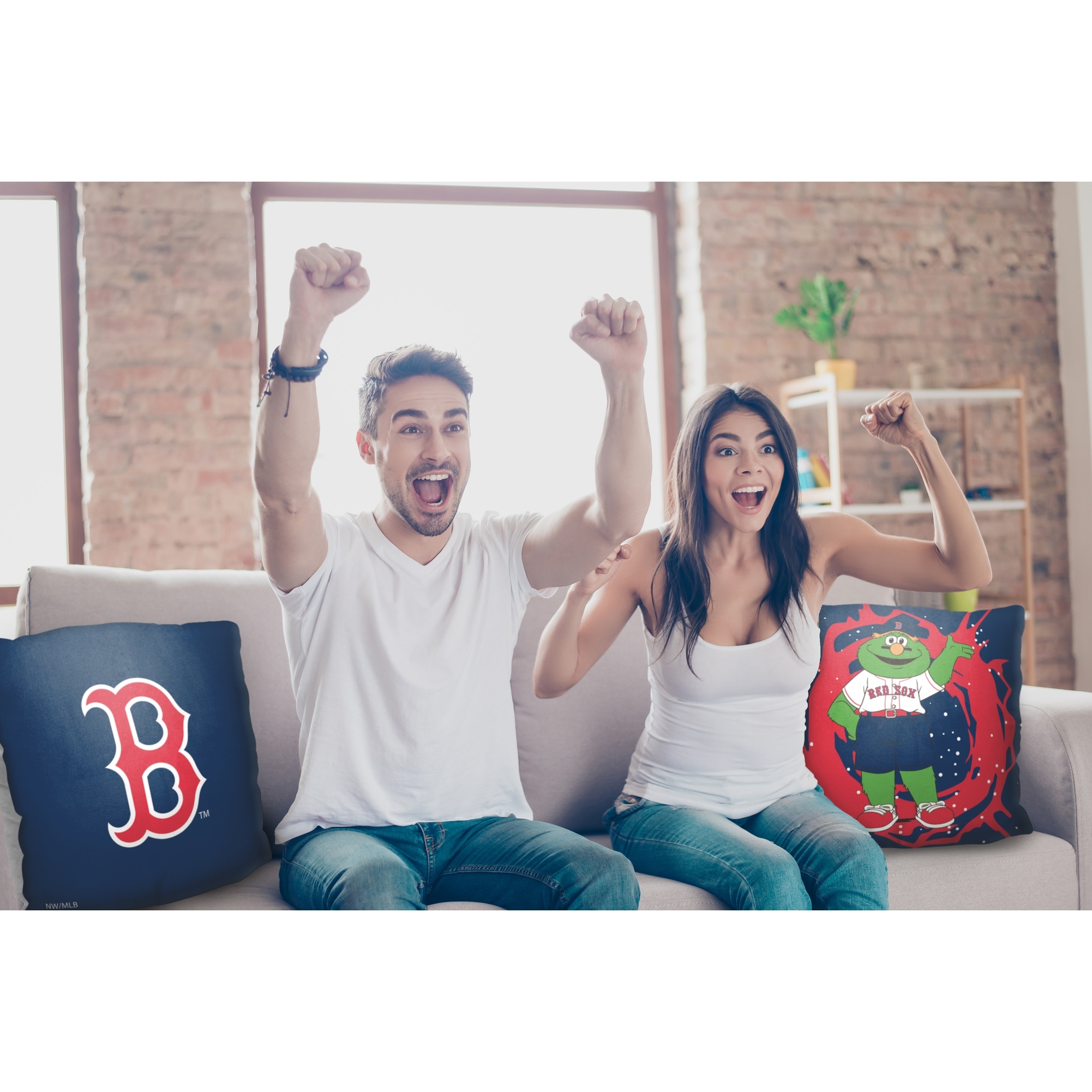 Red sox throw pillow discount