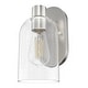 preview thumbnail 3 of 18, Hunter Lochemeade 1 Light Wall Sconce, Damp Rated - Bathroom, Hallway, Bedroom - Modern Farmhouse, Contemporary, Industrial