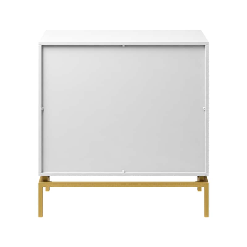 Volkard 31" Mid-century Storage Cabinet with a Metal Base by HULALA HOME