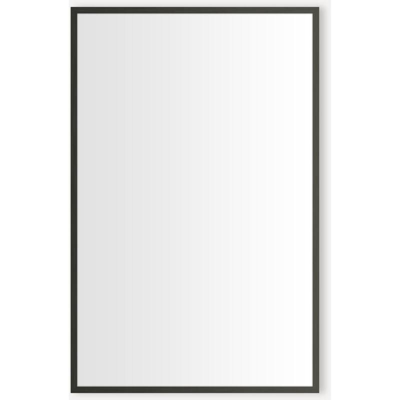 Robern CC2030D4TFSC Craft Series 19-1/4" x 30" Framed Single Door - Iron Black - Anthracite Finish