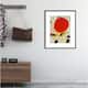 Le Soliel Rouge (The Red Sun) by Joan Miro Framed Wall Art Print - On ...