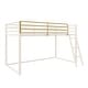 preview thumbnail 21 of 20, Little Seeds Monarch Hill Haven Twin Size Metal Junior Loft Bed White