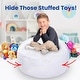 preview thumbnail 20 of 28, Cheer Collection Microplush Bean Bag and Stuffed Animal Storage Case