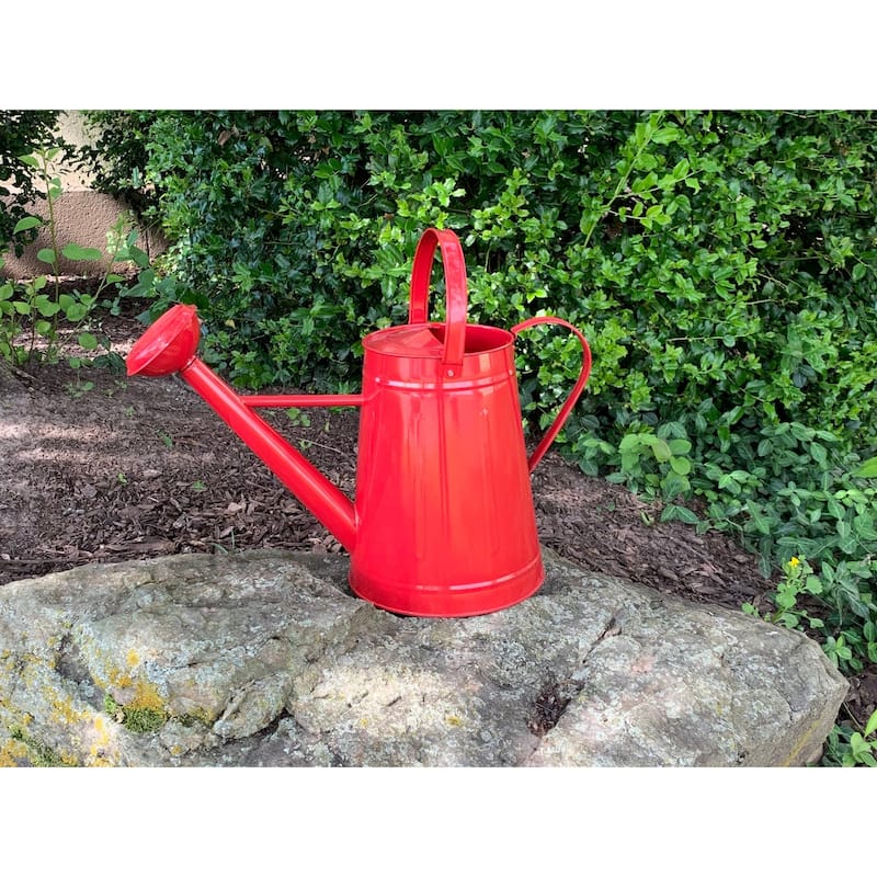1.2 Gallon Traditional Metal Watering Can with 20"L x 12.25"W Memory Foam Kneeling Cushion