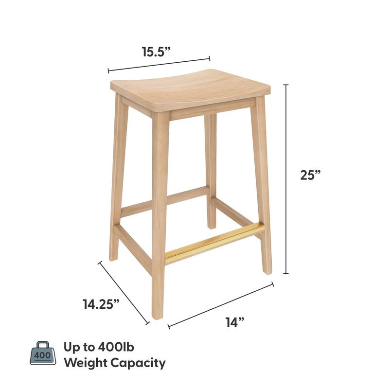 Plank and Beam Smythe Counter Height Stool - Set of 2