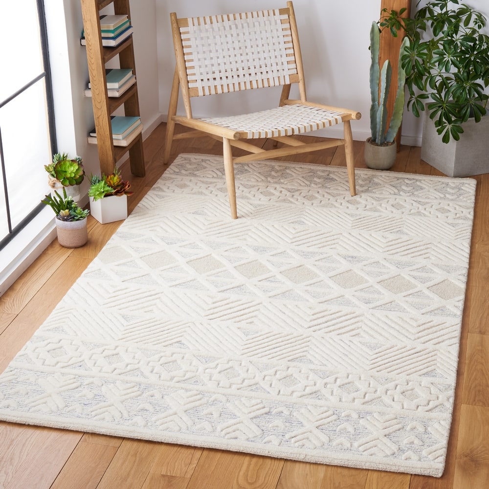 SAFAVIEH Handmade Artistry Mahmure Moroccan Wool Rug