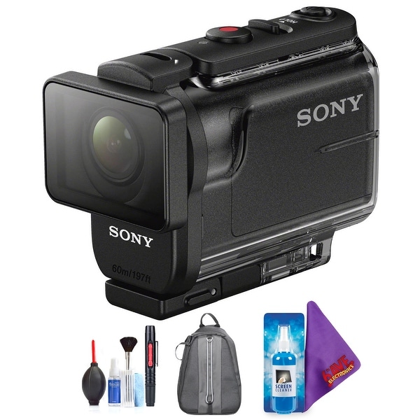 Sony HDR-AS50 Full HD Action Cam with RM-LVR3 Live-View Remote + Pro Accessories Bundle. Opens flyout.