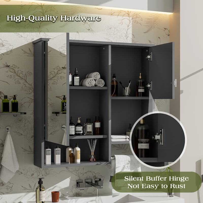29'' x 28'' Modern Wall Mounted Bathroom Medicine Cabinet
