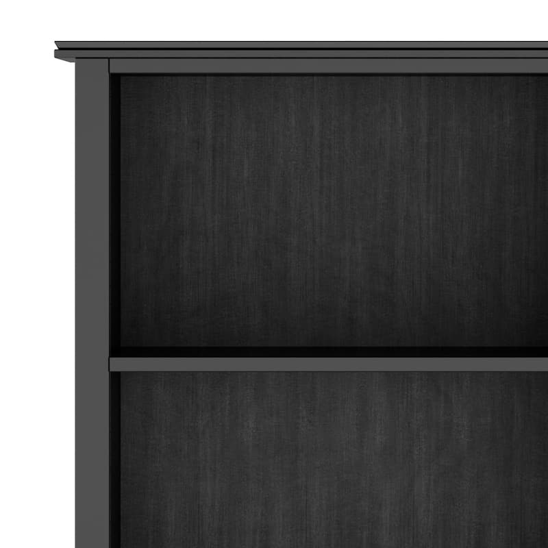 WYNDENHALL Stratford SOLID WOOD 72x26 inch Contemporary 5 Shelf Bookcase - 14"d x 26" w x 72"h